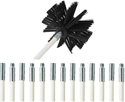 Discount Price 24 Feet Dryer Duct Cleaning Kit Lint Remover Flexible - View #6