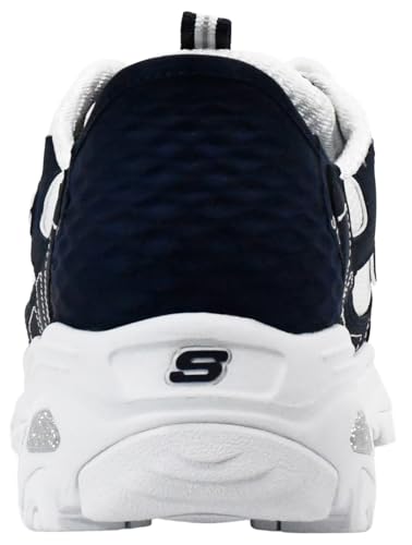 Image of Skechers Women's D'Lites New Classic Sneaker | Hands Free Slip-Ins, Air-Cooled Memory Foam Insole, Cushioned midsole with flexible outsole, Sporty fashion sneaker lace-up
