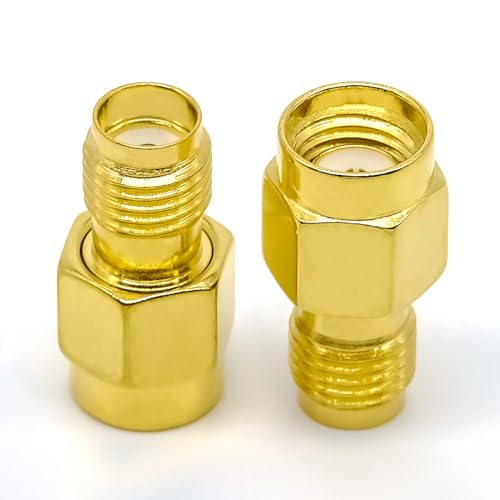 2PCS SMA Adapter Gender Changer, Low Loss SMA Female to RPSMA Male miniatura 5