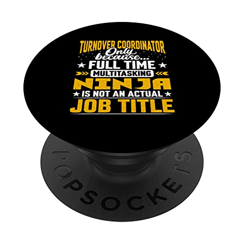Turnover Coordinator Job Title - Revenue Manager Director PopSockets PopGrip Intercambiable