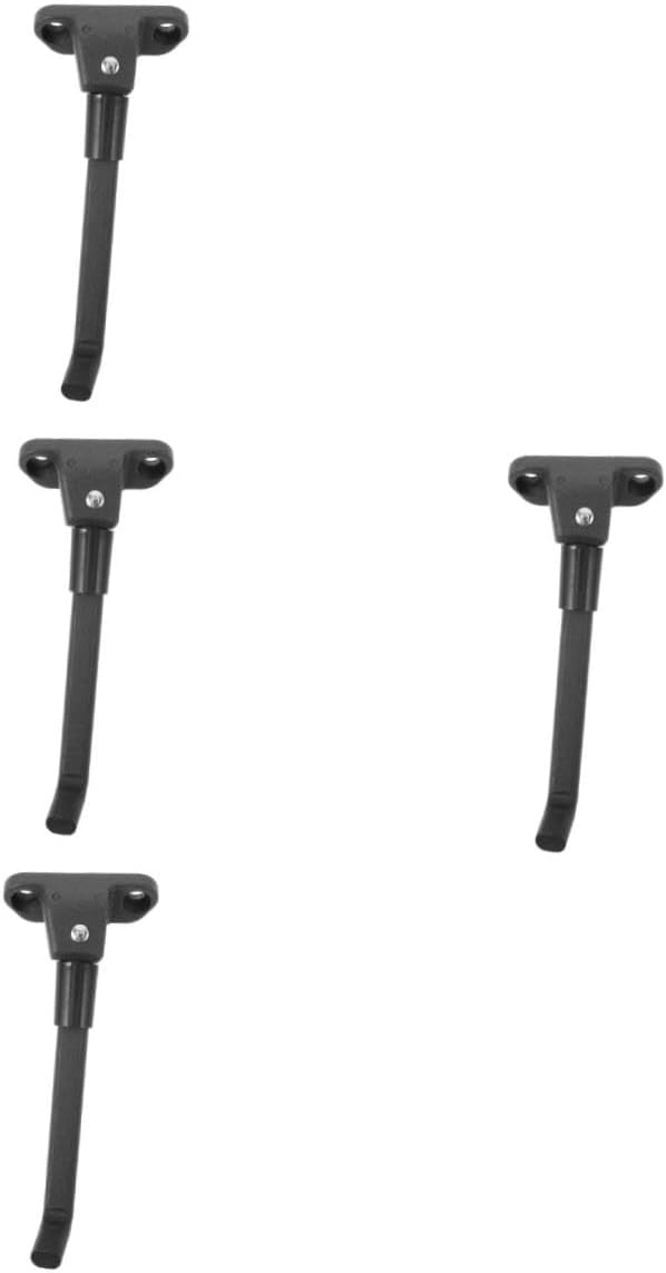 Milisten 4pcs Electric Scooter Kickstand Foot Support for Max Parking Stand with Screws Quick Installation Reliable Stability for Electric Rides Compatible with Scooter Accessories