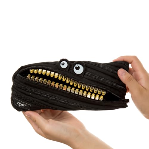Image of ZIPIT Grillz Pencil Case, Black (Pack of 2)