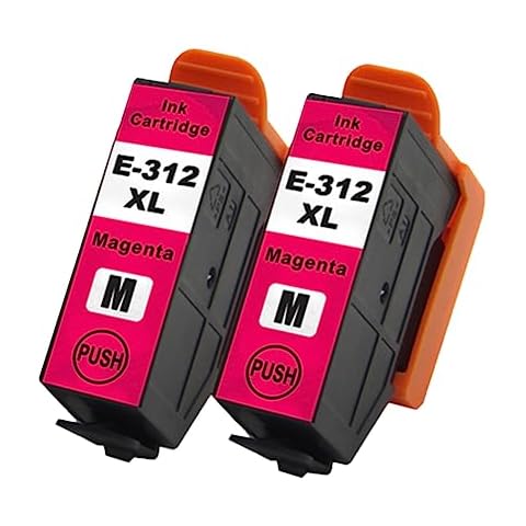 Buyink Remanufactured Ink Cartridge Replacement for 312 XL 312XL T312 T312XL Use with XP-8500 XP-8500 XP-8600 XP-15000 Printer (2 Magenta) Cover