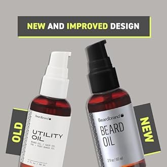 Beardbrand Beard Oil for Men with Jojoba & Vitamin E – Softens Stubble, Conditions Skin & Promotes Beard Growth | Teakwood, Rosemary, & Citrus Scent | 2 fl oz