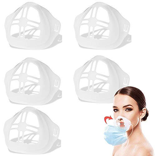 10 Pack Plastic 3D Inner Support Bracket The Second Generation for Mask Cool Lipstick Protector Stand and More Comfortable Nose Protection Lipstick