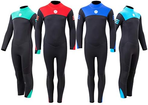Two Bare Feet Kids Glider Wetsuit – Full-Length 2.5mm Neoprene, W...