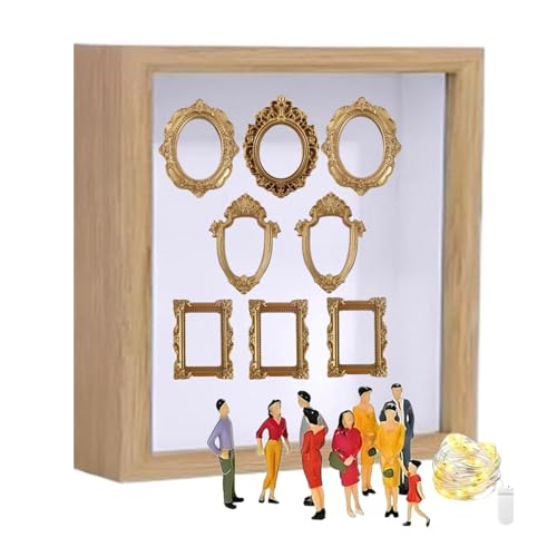 Shadow box style musée Generico avec cadre robuste de décoration