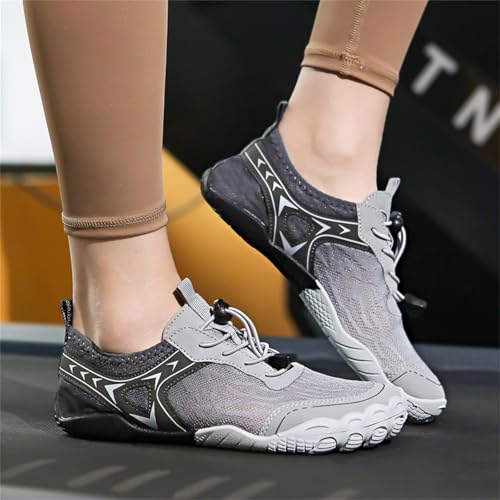 Athletic Hiking Water Shoes for Women Men,Breathable Non-Slip Sports Footwear Outdoor Beach Walking Surfing Running Shoes,Wide Toe Box Neuropathy Footwear Lightweight Swimming Fitness Barefoot Wear4