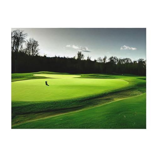 Couverture parcours de golf EdWal en microfibre pour lit douillet - 2