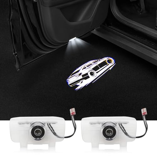 uunonaha High Definition Car Door Logo Lights 2 Pcs, Car Projection LED Projector Door Shadow Light...