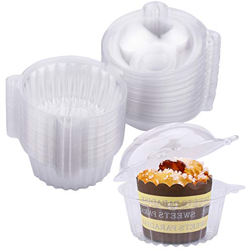 Clear Plastic Cupcake Containers. Katgely Individual Cupcake Container