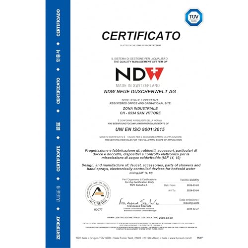 Ducha de cocina Fluid NDW grifo monomando con caño flexible 3