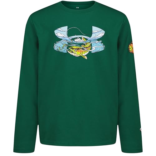 Image of Under Armour Boys' Long Sleeve Graphic T-Shirt, Lightweight & Breathable, Outdoor Collection