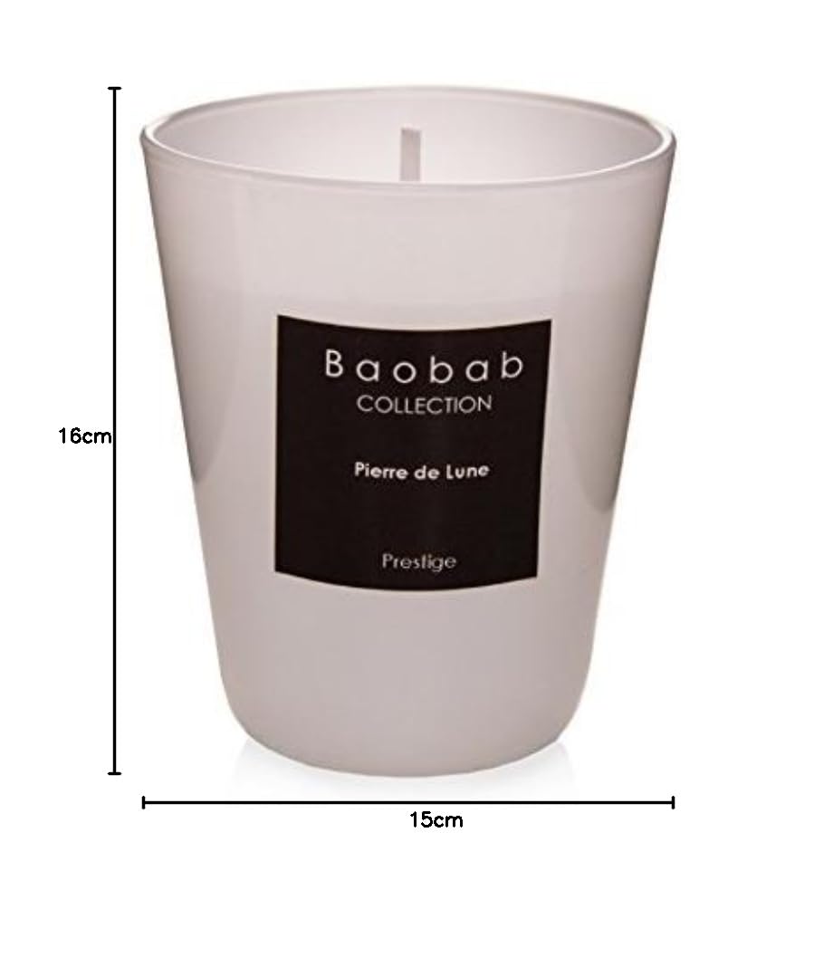 Baobab Max 16 Pierre de Lune świeca woskowa, 16 cm, 16 x 10 x 16 cm