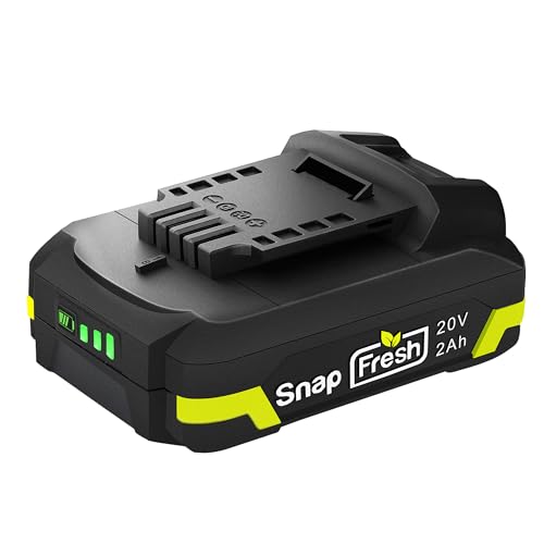 SnapFresh 20V 2.0Ah Battery(Not Works with Other Brands), Battery Support