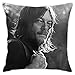 Norman Reedus Fundas de almohada Daryl Dixon de doble cara impresión fundas de almohada decoración de dormitorio para sala de estar dormitorio 45 x 45 cm (18 x 18 pulgadas)