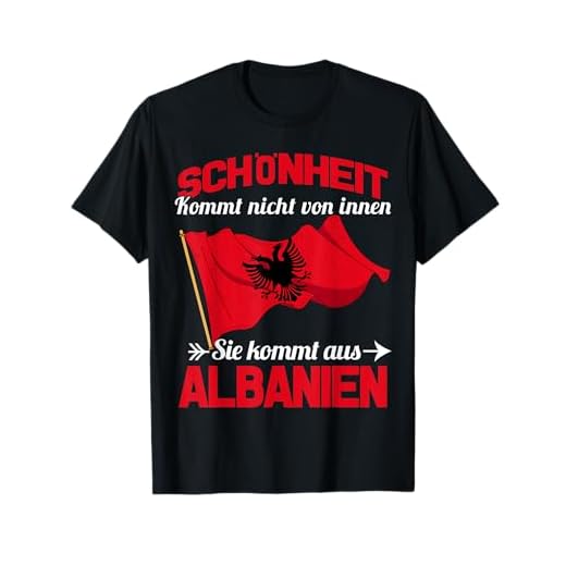 Kosovo Albanien tshirt Tirana Flagge Doppeladler T-Shirt