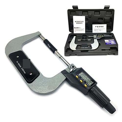 75-100mm 0.001mm Standard Electronic Outside Micrometers Digital Tools Caliper Gauge Meter Micrometer Carbide Tip Measuring Tool - Measuring Layout Tools