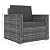 ANYCHOLE 8 Piece Patio Lounge Set with Cushions Poly Rattan Gray, Patio Furniture Sets, Outdoor Furniture