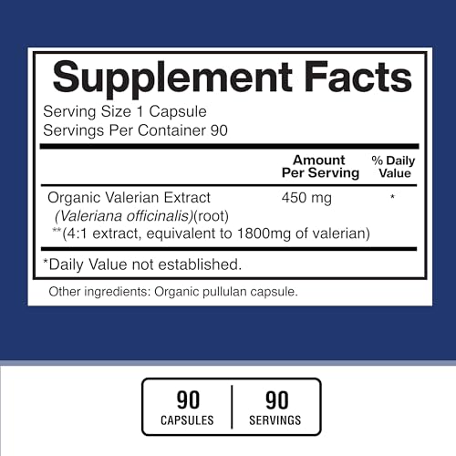 American Standard Supplements Organic Valerian 1800Mg Per Serving thumb #2