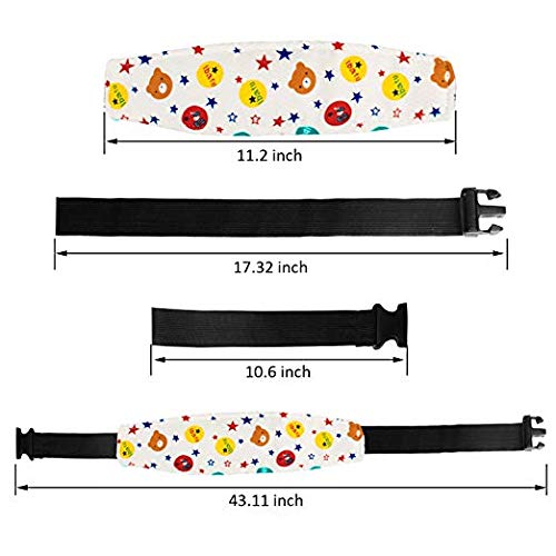 Soportes de Cabeza para Silla de Auto de Niños x2 miniatura 3