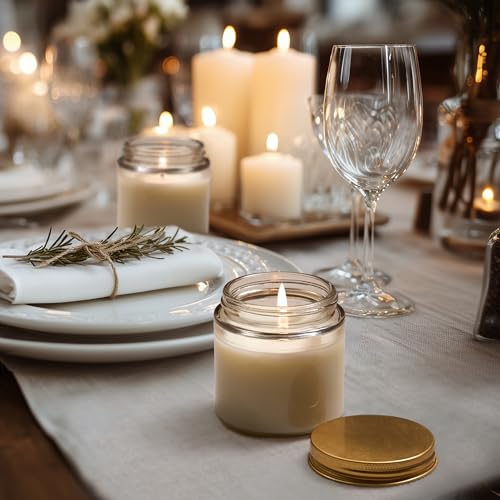 Danmu 3oz Candle Jars,Candle Jars for Making Candles,Wedding,Baby Shower,Party Favors Decoration 24 Pack3