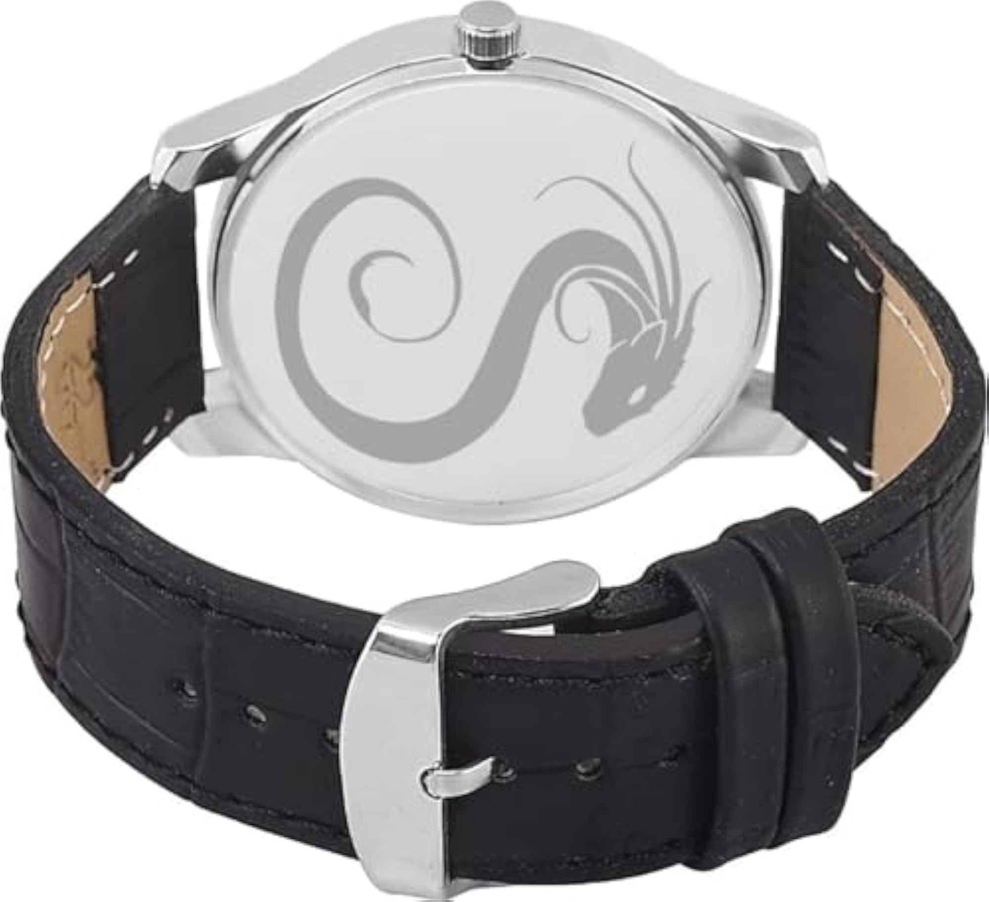 Unisex Kids Stylish Minimal Design Analog Watch, Black