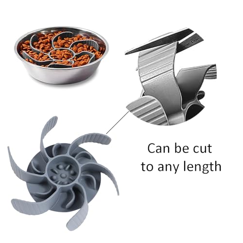 Fayemint Hunde Langsamer Fressnapf, Anti Schling Napf Hund, Slow Feeder Hundenapf, für Hunde und Katzen (17×3,5cm)