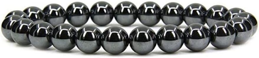 Adabele 1pc Natural Stretch Gemstone Bracelet 8mm (0.31") Bead 7 Inch to 8.5 inch Healing Crystal Energy Quartz Chakra Jewelry Women Unisex Birthday Gift
