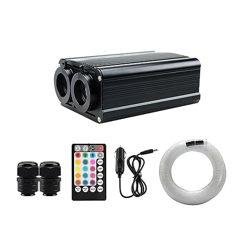 Luces LED interior coche cielo estrellado 1030 piezas de fibra óptica y potente motor 32W