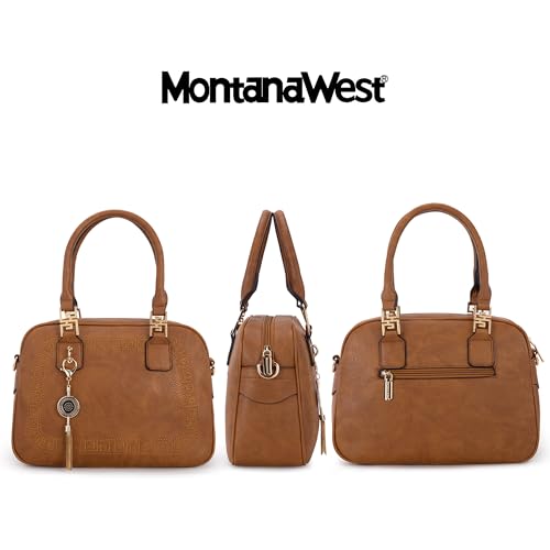 Image of Montana West Small Purses for Women Tassel Crossbody Satchel Handbag with Detachable Shoulder Strap