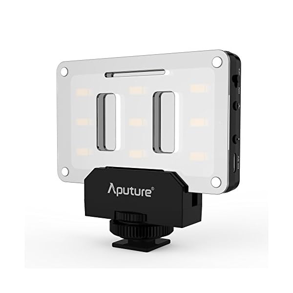 Aputure Amaran AL-M9 LED-Leuchte mit eingebautem Akku, Mini-TLCI/CRI 95+ On-Camera-Videoleuchten, 9 SMD-Beleuchtung für… – Bild 3