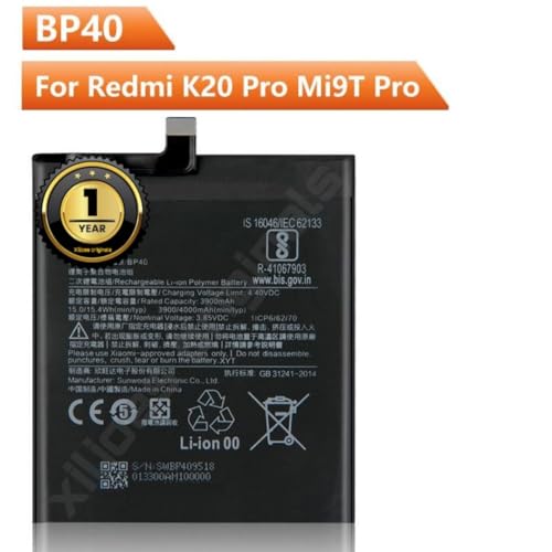 Image of BP40 Battery for Redmi K20 Pro, 9T M1903F11G Battery with 1 Year Warranty **(B185)