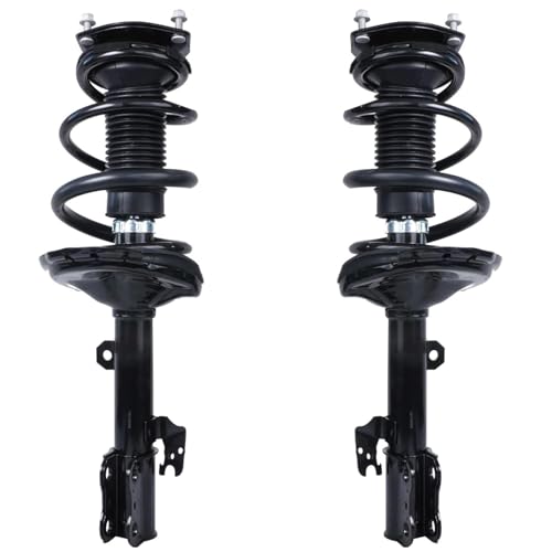 Image of Detroit Axle - AWD Steering Knuckles Kit for 04-06 Lexus RX330, 07 RX350, 06-07 RX400h, Front Steering Knuckles & Wheel Bearing Hubs Front Rear Struts & Coil Spring Sway Bars Replacement Suspension