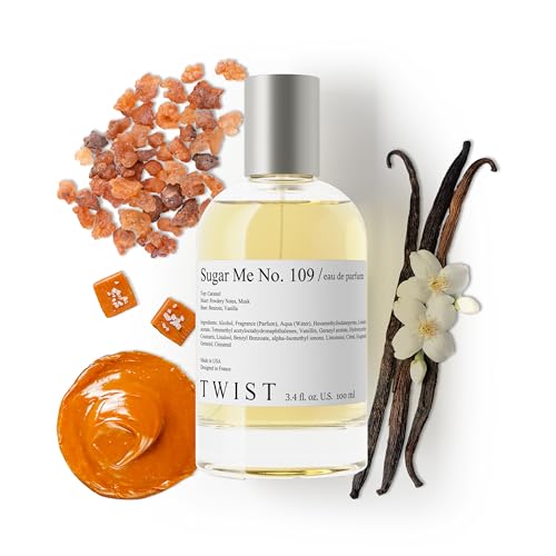 Twist Sugar Me No. 109 - Inspired by Pradas Candy Long-Lasting Perfume for Women Vegan Clean Ingredients Caramel & Vanilla Fragrance Spray 100 ml | 3.4 fl. oz.