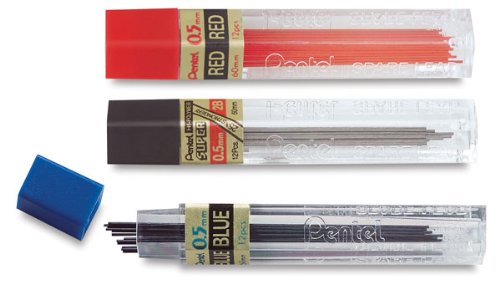 Pentel Thin Leads Tube Of 12 0.5mm 4h
