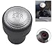 Gear Shift Knob Kit, For Hyundai Getz 2002-2010 Manual Car Gear Lever Set SK-Hyun12 Silver Cover 5R Speed Head And Cover, PU Leather Boot Kit