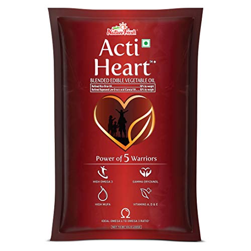 Nature Fresh Acti Heart Edible Oil Pouch, 1L
