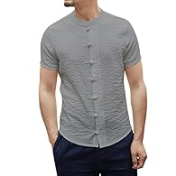 【Design】：This basic t shirts for man feature round neck, short sleeve, v neck, sleeveless, solid, printed, simple and generous. Plain t shirts men have classic and simple design. The athletic and causal T-shirt have moderate elasticity, loose lift st...