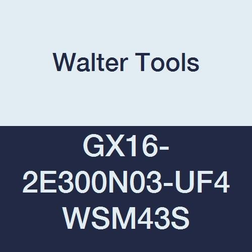 GX16-2E300N03-UF4 WSM43S Carbide Tiger-Tec Grooving Indexable Turning Insert, 0.012" Corner Radius (Pack of 10)