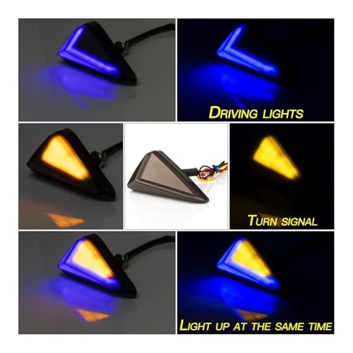 Clignotant installation intégrée LED pour moto évitant les chocs arrière