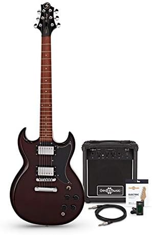 Greg Bennett Torino TR-1 Electric Guitar + Amp Pack, Wine Red