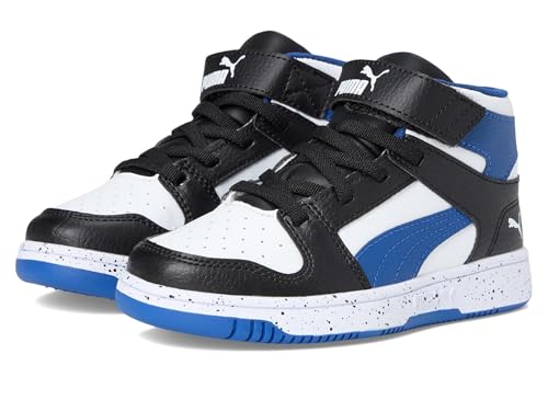 Image of PUMA Kids' Rebound Layup Mid Hook and Loop Sneakers
