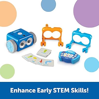 Learning Resources Botley the Coding Robot 2.0 - STEM Toys, Programming for Kids, Electronic Screen-Free Toys, Critical Thinking, Ages 5+,46 pieces