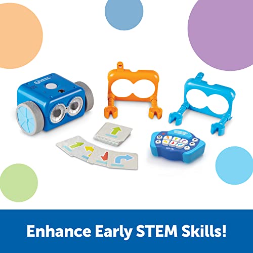 Learning Resources Botley the Coding Robot 2.0 - STEM Toys, Programming for Kids, Electronic Screen-Free Toys, Critical Thinking, Ages 5+,46 pieces
