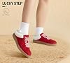 Mocasines forrados de piel para mujer LUCKY STEP, retro y casuales 4