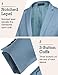 COOFANDY Slim Fit Blazers for Men Casual Business Sport Coats Fashion Sports Jacket (Clear Blue XXL)