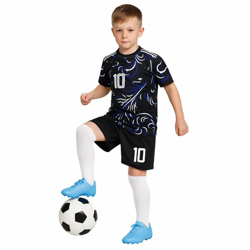 Image of Messi 10 Home Football Jersey T-Shirt((Kid's,Boy's & Men)