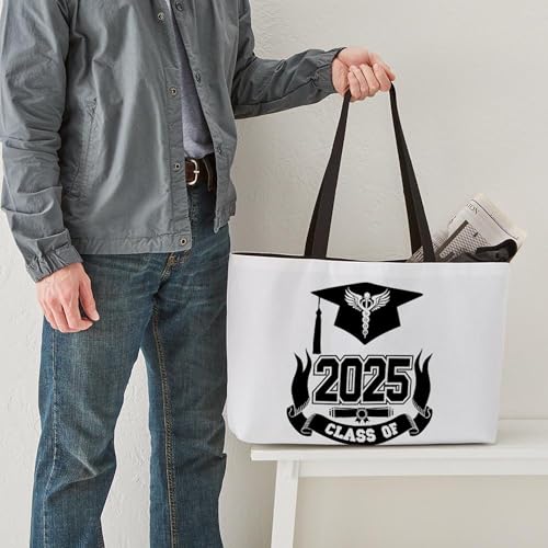 CafePress Caduceus Medical School Graduate Class Of 2025 24"x13" Large Weekender Tote3