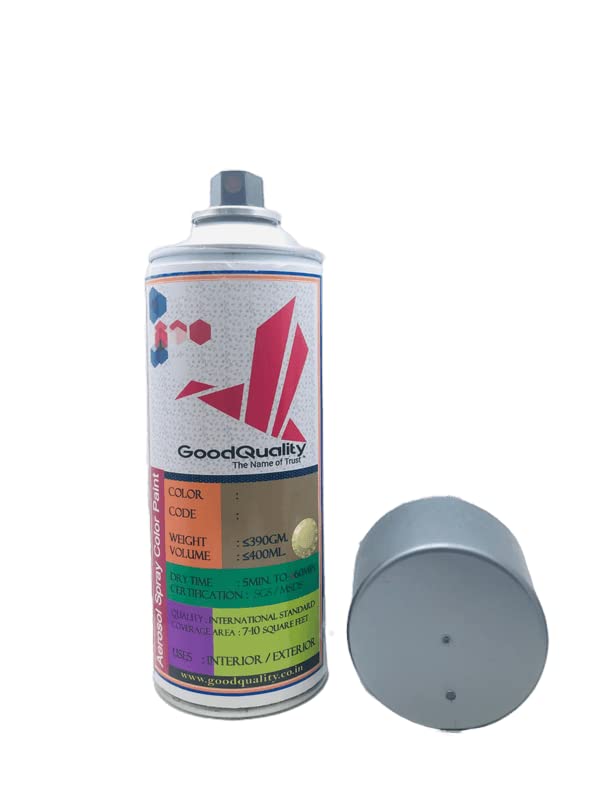 Stallion Multipurpose Rust Resistant Fast Drying Interior-Exterior Spray Paint (Silver)